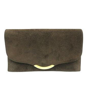Hermes 1974 ?D Stamped Dobris Brown Clutch Bag 0160Hermes