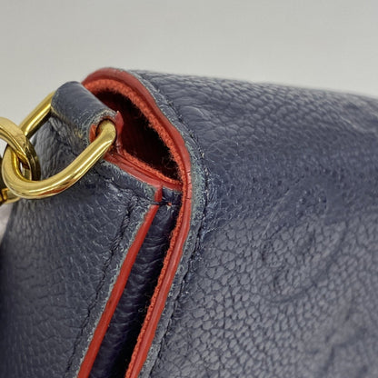 Louis Vuitton Monogram Empreinte Pochette Felicie Shoulder Wallet M64099 Marine Rouge