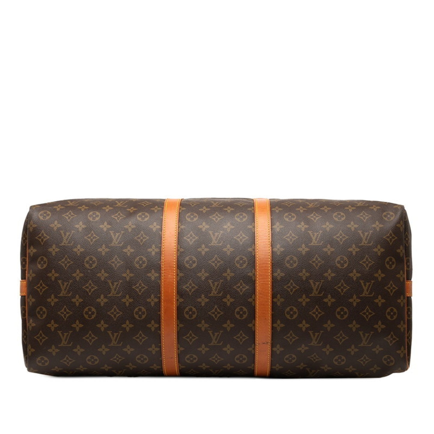 Louis Vuitton Monogram Keepall Bandouliere 60 Boston Bag/Travel Bag M41412 Brown Leather