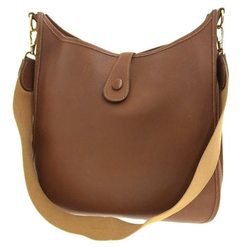 Hermes Hermes Evelyn 1 Gm ?W Engraved Punching H Shoulder Bag Cushvel Gold