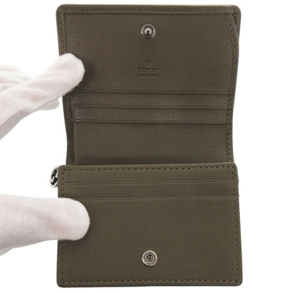 Like New Gucci Blondie 760317 Leather Brown Bifold Wallet