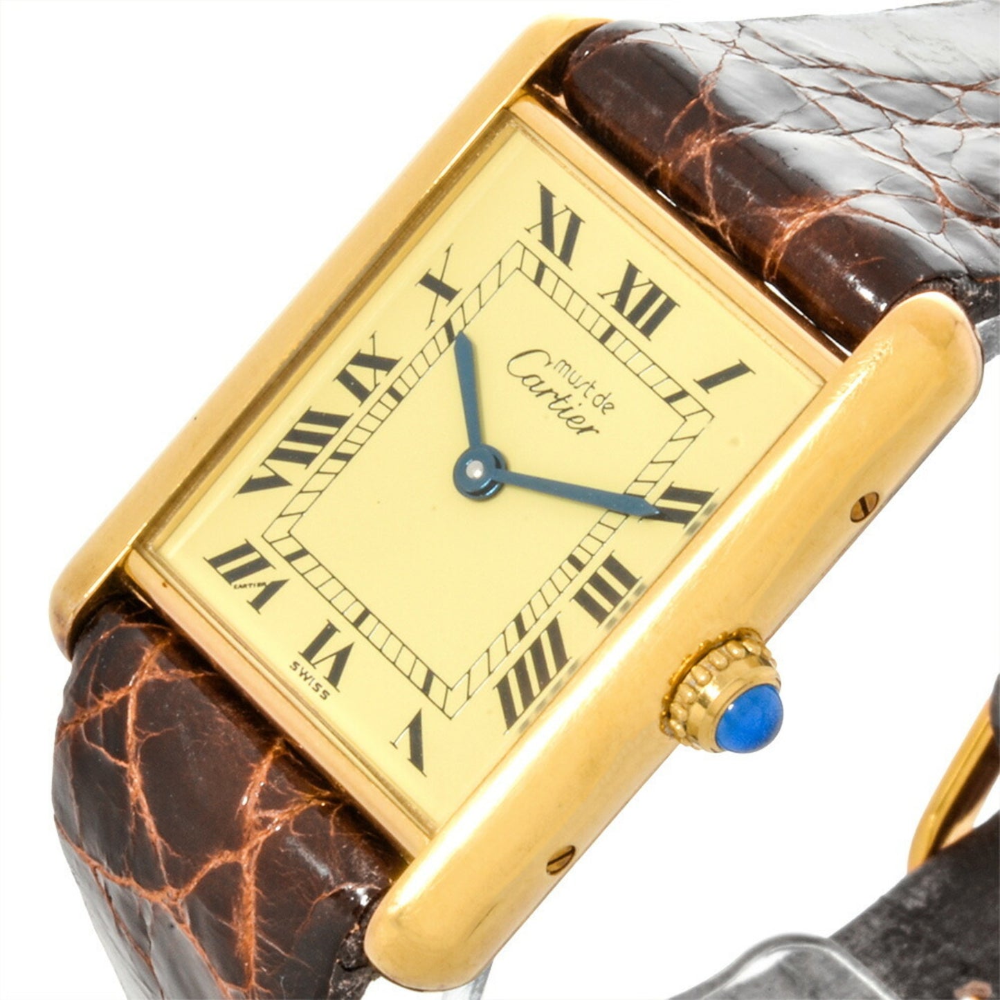 Cartier Must Tank Lm Vermeil Watch 590001