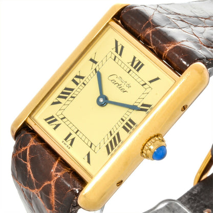 Cartier Must Tank Lm Vermeil Watch 590001