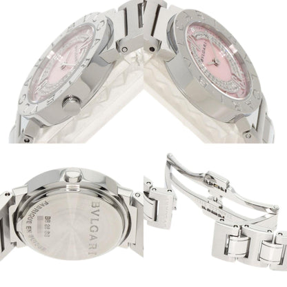 Bvlgari Bb26C2Ss Dn Diamond Watch Stainless Steel Ss