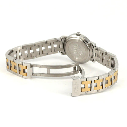 Herms Clipper Two-Tone Cl4.220 Ssxgp Quartz Watch