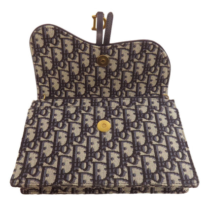 Christian Dior Trotter Pattern Chain Wallet