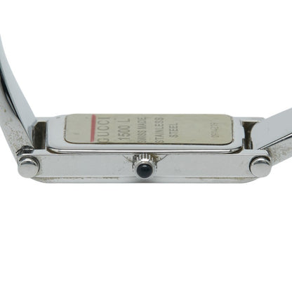 Gucci Bangle Watch 1500L Quartz Pink Dial Stainless Steel