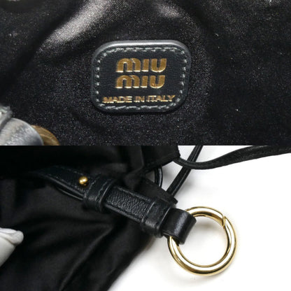 Miumiu Duchess Pouch Black 5Ng010 2Ctb F0002