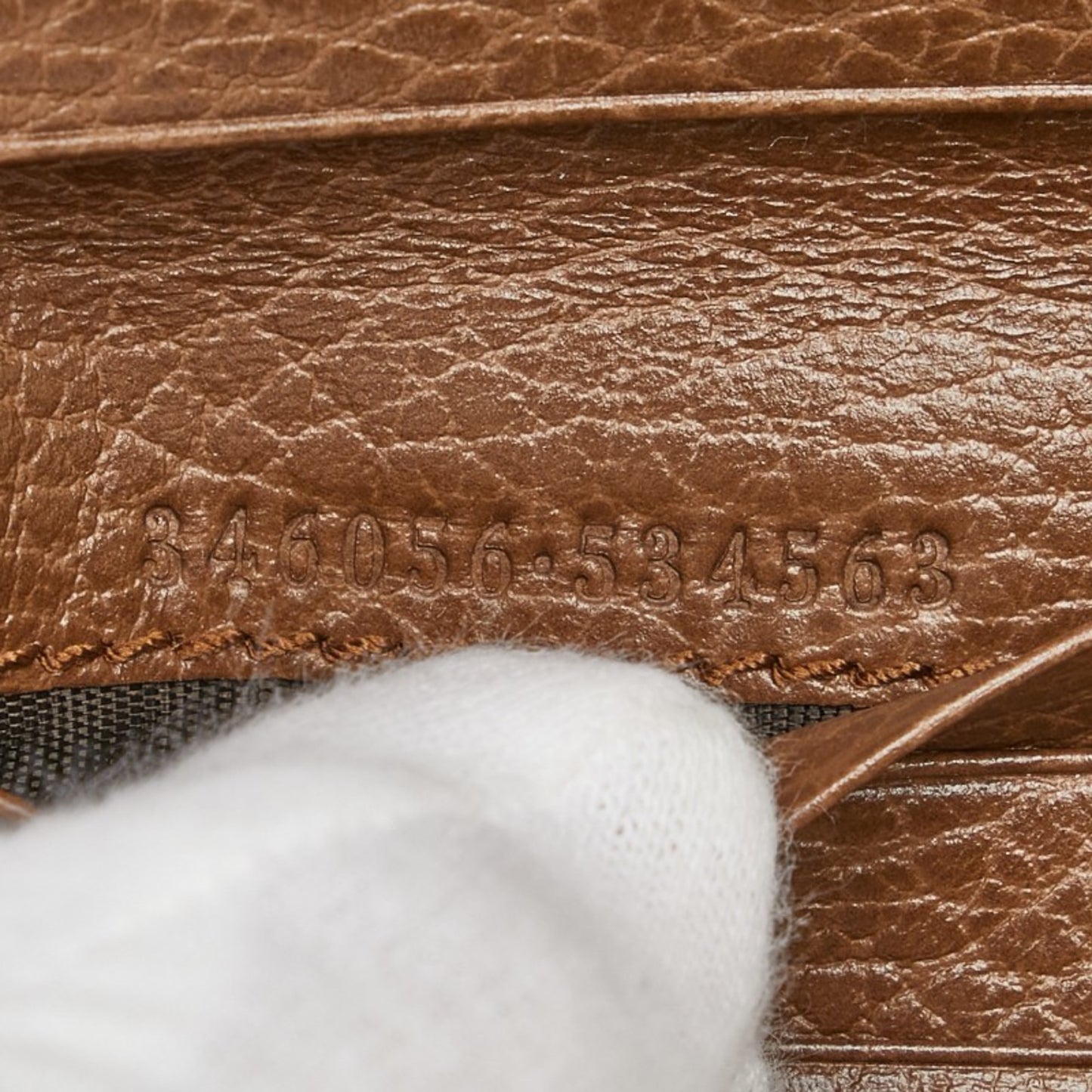 Gucci Gg Canvas Bifold Wallet 346056 Beige Brown Leather