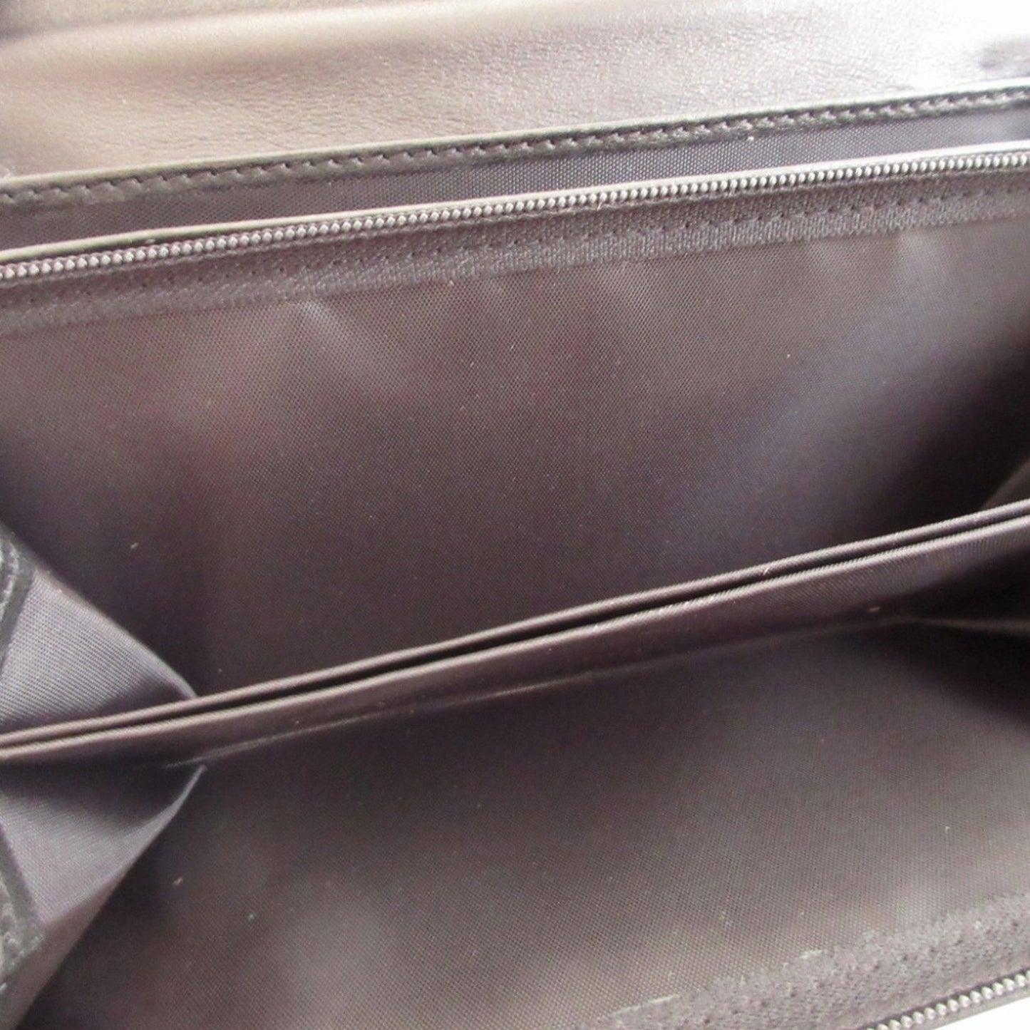 Like New Vivienne Westwood Orb Pattern Heart Leather Bifold Long Wallet In Black And Silver