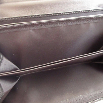 Like New Vivienne Westwood Orb Pattern Heart Leather Bifold Long Wallet In Black And Silver