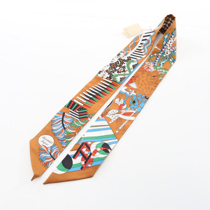 Hermes Twilly De L'Ombrelle Aux Duels Vieux Silk Scarf