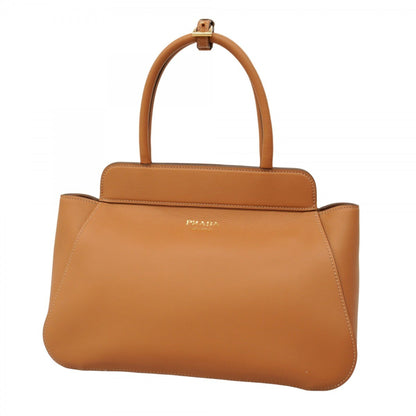 Prada Handbag Leather Brown