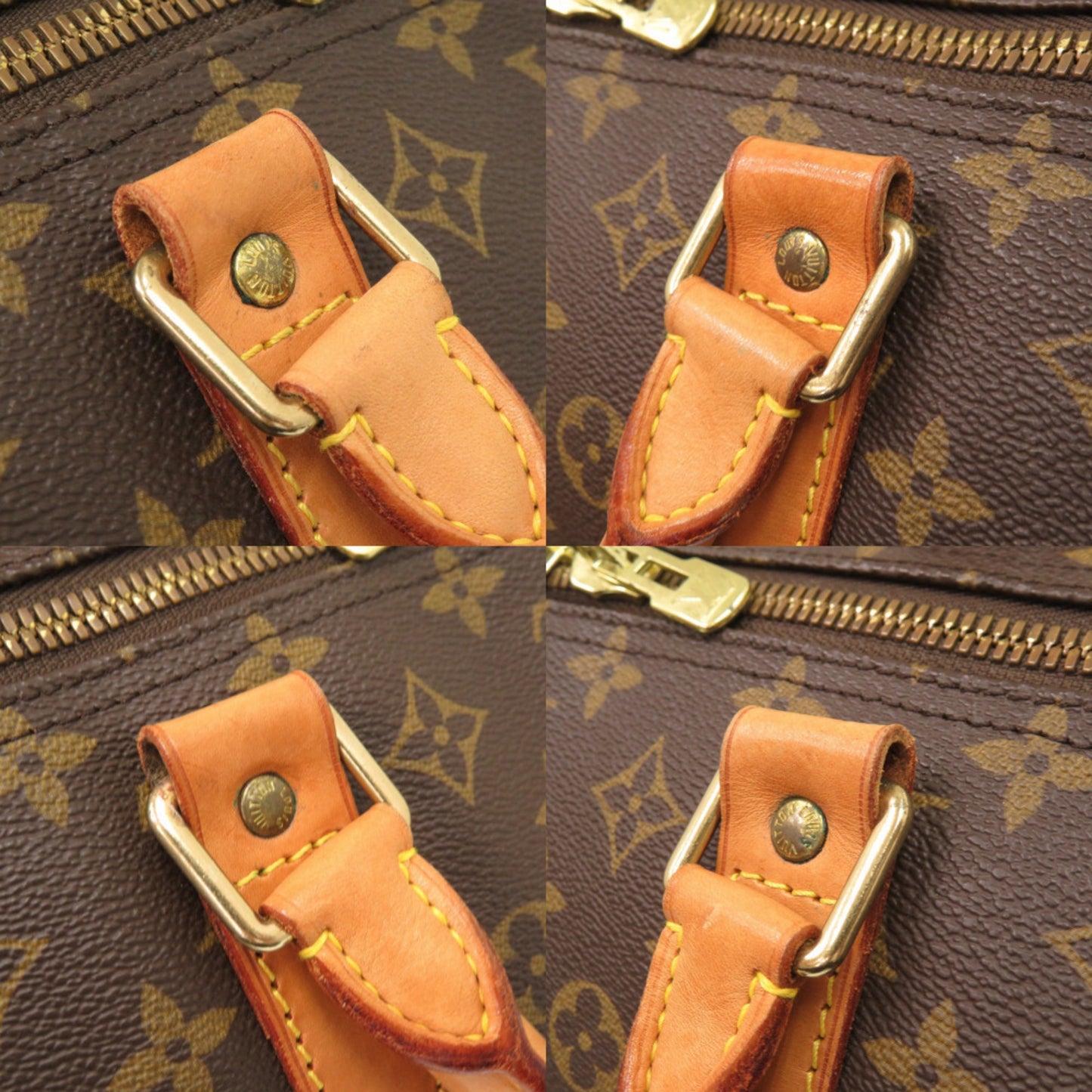 Louis Vuitton Keepall Bandouliere 60 Monogram M41412 Canvas Brown Boston Bag 0750 Louis Vuitton