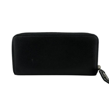 Leather Saint Laurent Long Wallet (Bi-Fold)