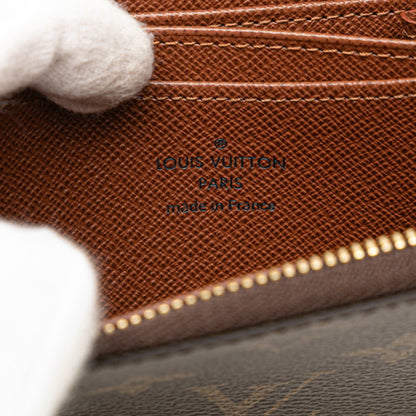Louis Vuitton Monogram Zippy Coin Purse M60067 Brown Leather