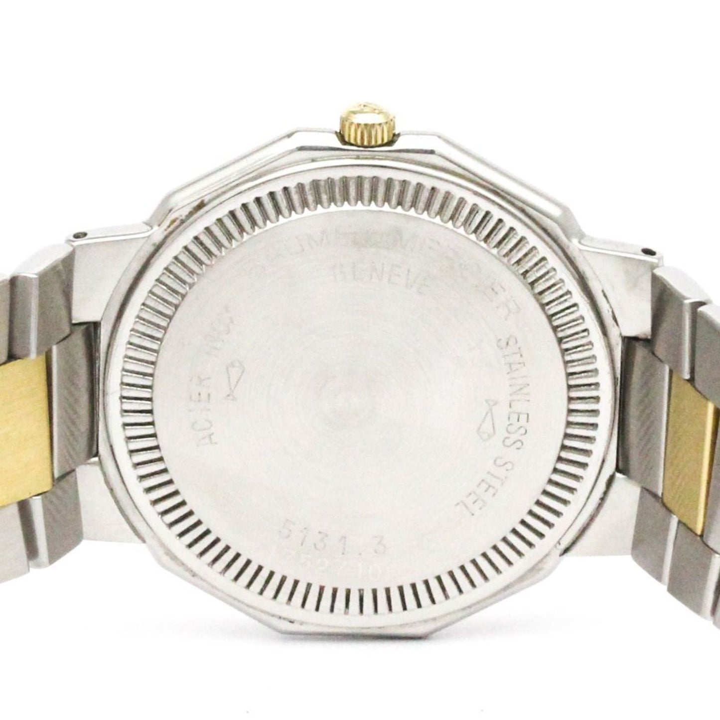 Baume & Mercier Riviera Diamond 18K Gold Steel Watch 5131.3 Polished