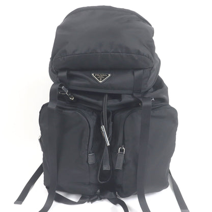 Prada 2Vz019 Saffiano Leather Re-Nylon Triangle Logo Backpack/Daypack
