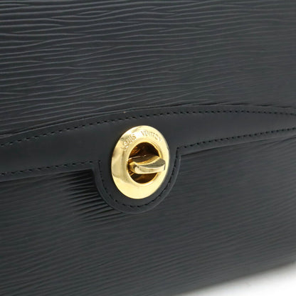 Louis Vuitton Epi Arches Shoulder Bag/Pochette/Clutch Bag In Noir Black