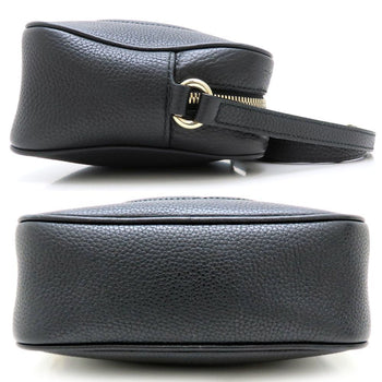 Gucci Small Disco Bag 308364 Shoulder Soho Leather Black 352374