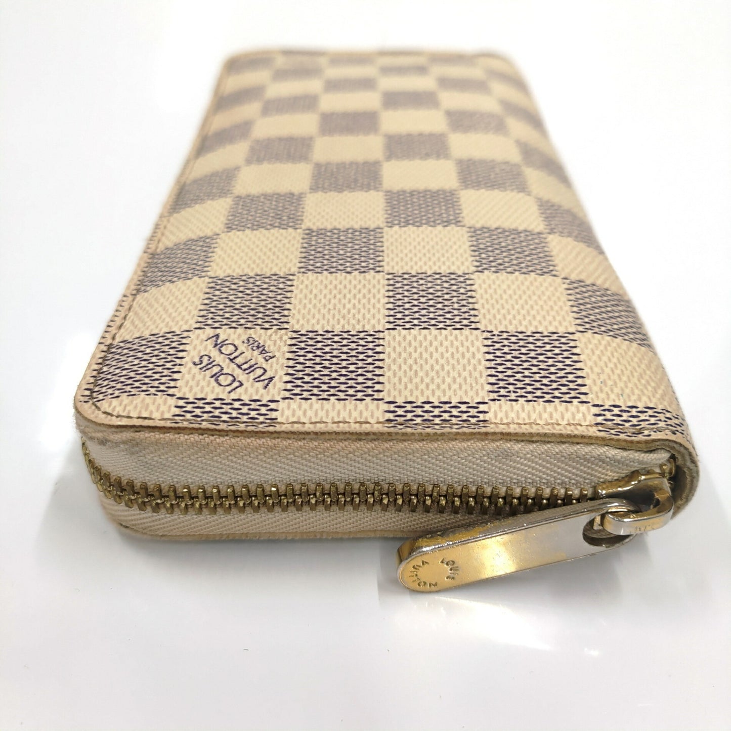 Louis Vuitton Damier Azur Zippy Wallet N60019 Long Round Ja-24953