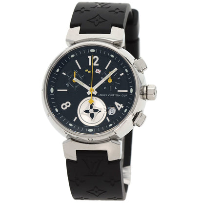Louis Vuitton Q132G Tambour Lovely Cup Watch In Stainless Steel/Rubber