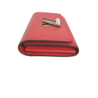 Louis Vuitton Louis Vuitton Long Wallet Epi Twist Leather M61179 Coquelicot