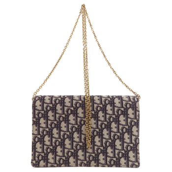 Christian Dior Trotter Pattern Chain Wallet