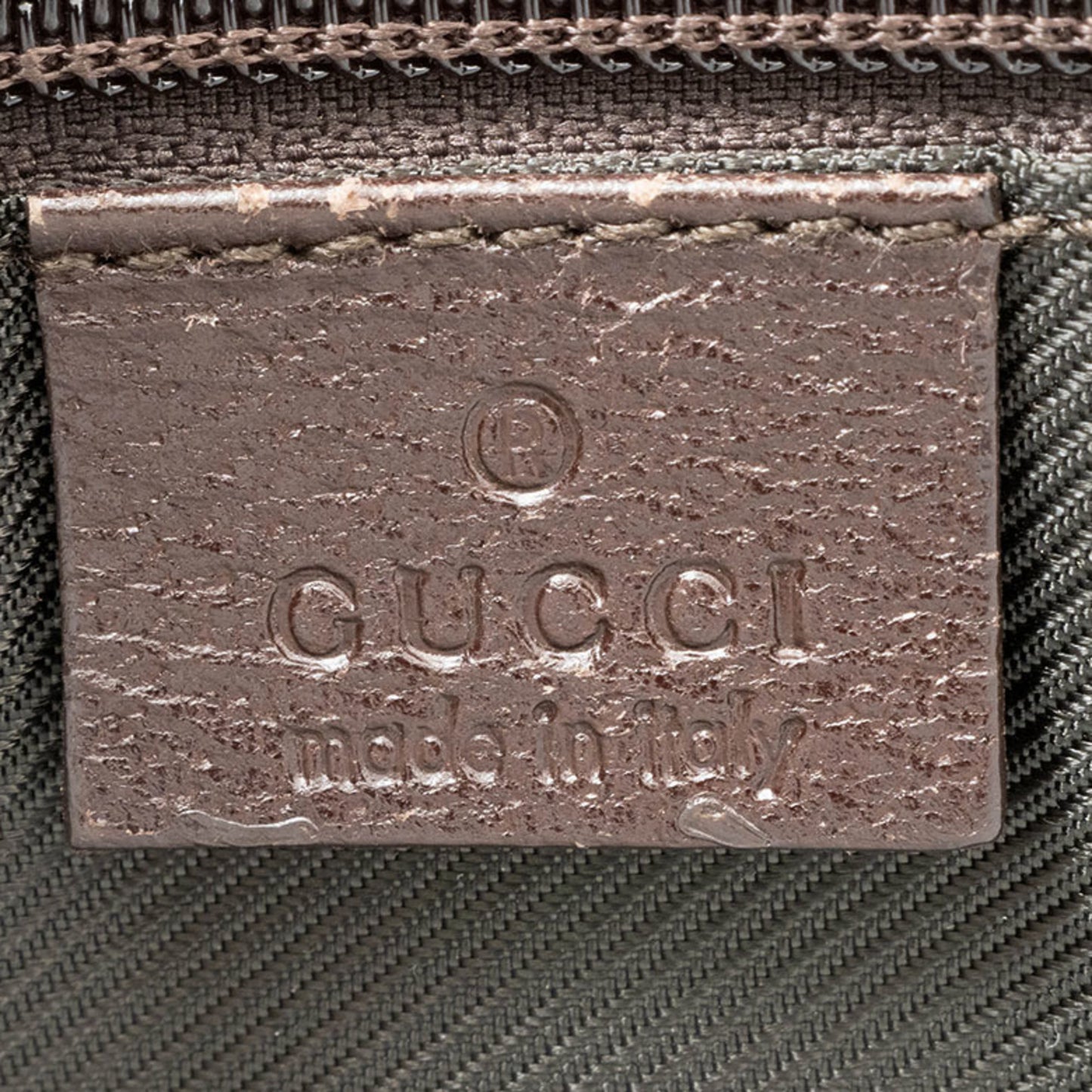 Gucci Gg Canvas Shoulder Bag In Brown