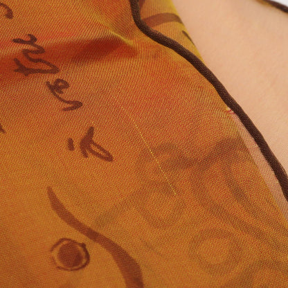 Hermes Herms Petit Carr 45 "A Votre Service" Silk Scarf For Women