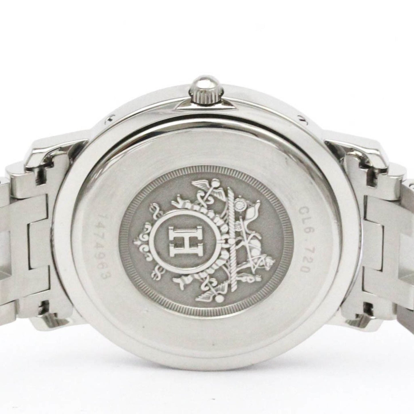 Hermes Clipper Gold Plated Steel Quartz