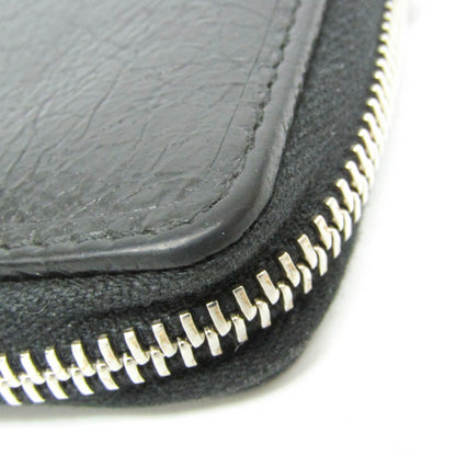 Gucci Interlocking G Coin Case 581530 Leather Card Case Black