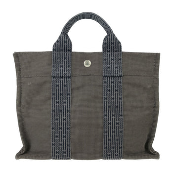 Hermes Hermes Tote Bag Air Line Pm Grey Canvas