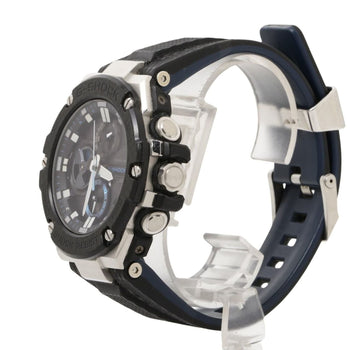 CASIO GSHOCK GSTEEL GSTB100 Series Watch (GSTB100XA1AJF) Black Carbon Fiber Bezel with Resin and