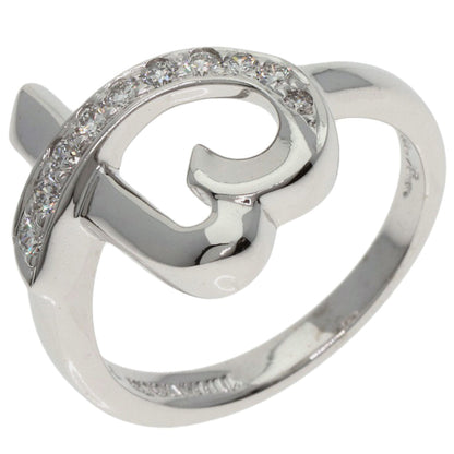 Tiffany & Co. Loving Heart Diamond Ring In 18K White Gold