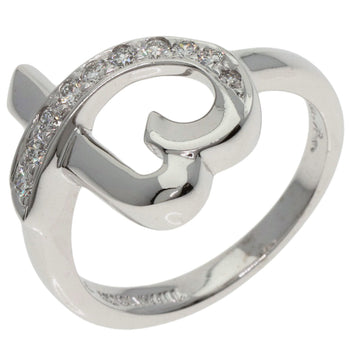 Tiffany & Co. Loving Heart Diamond Ring In 18K White Gold