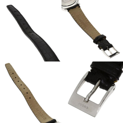 Gucci 5500L Stainless Steel/Leather