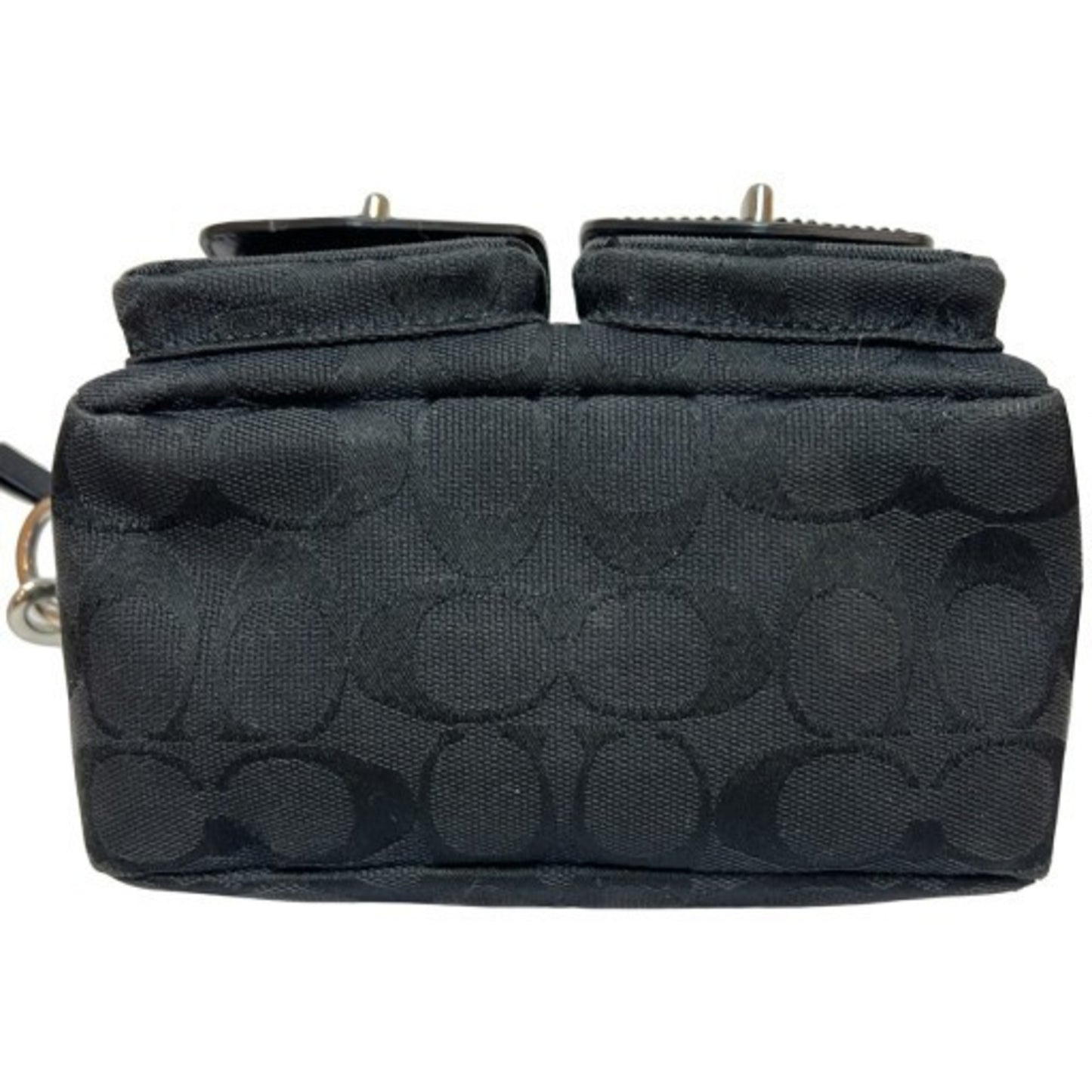 Coach Signature Multi-Pocket Handbag Shoulder Bag In Black (Mikunigaoka Store) Itgiotbfz7L4 Rm0189T