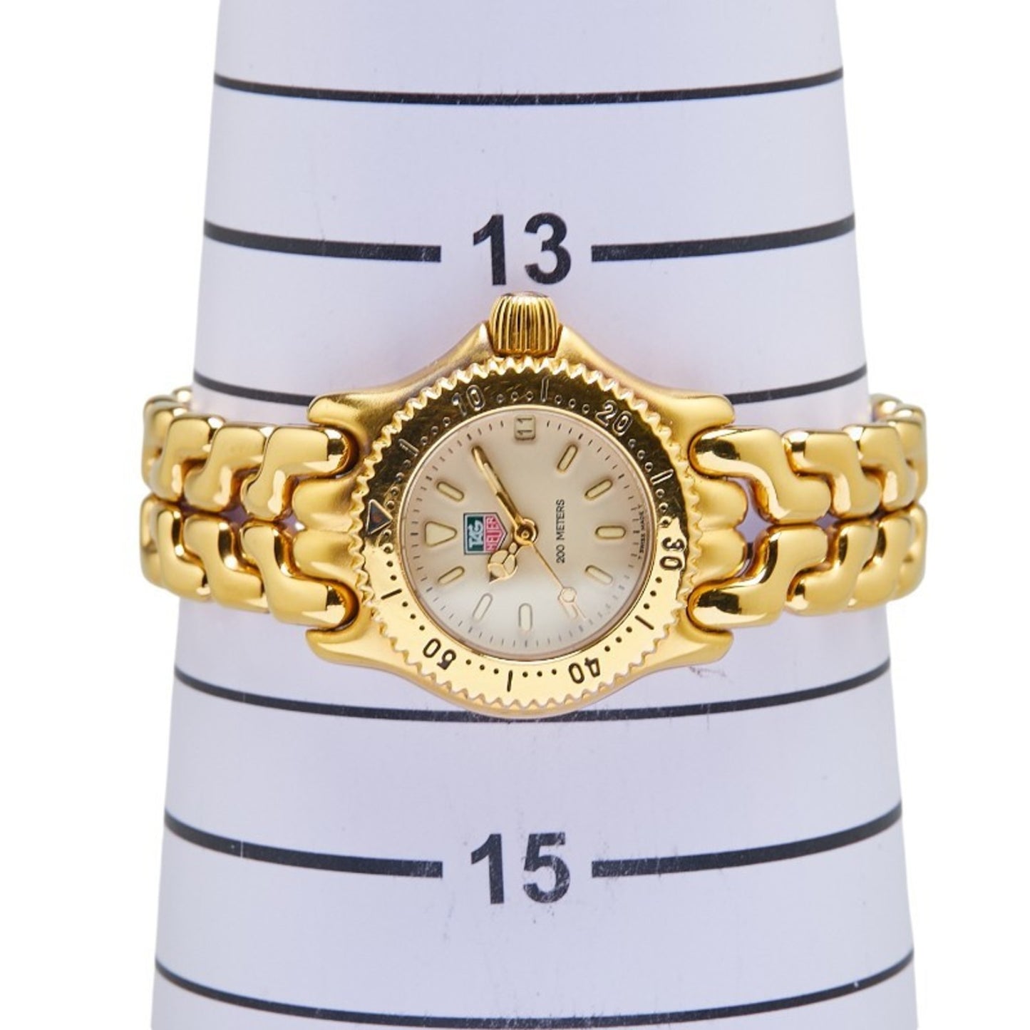 Tag Heuer Sel Watch S94.708M Quartz Beige Dial Stainless Steel Plated