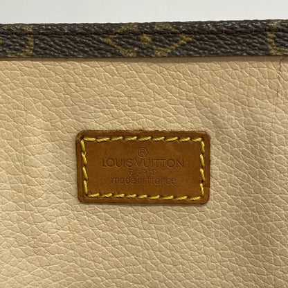 Louis Vuitton Monogram Sac Plat Tote Bag M51140 Brown