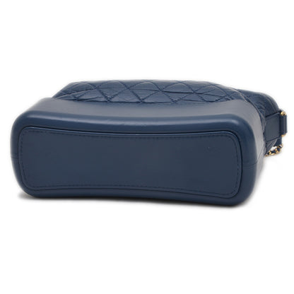 Chanel Gabriel De Hobo Shoulder Bag Leather Blue A93824 Bp