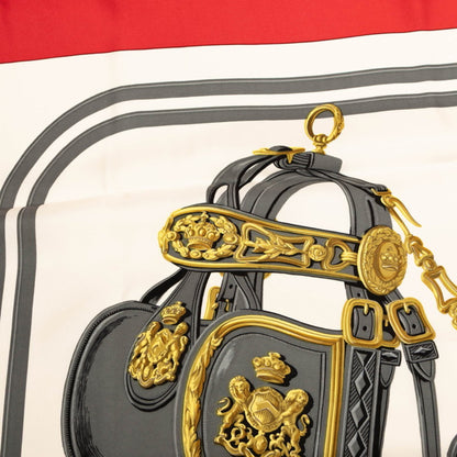 Hermes Herms Carr 90 Brides De Gala Ceremonial Bridle Scarf