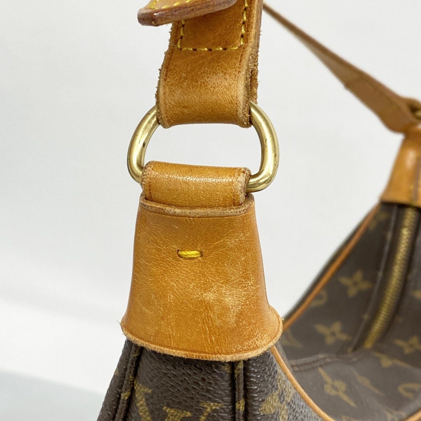 Louis Vuitton Monogram Boulogne 30 Shoulder Bag M51265 Brown