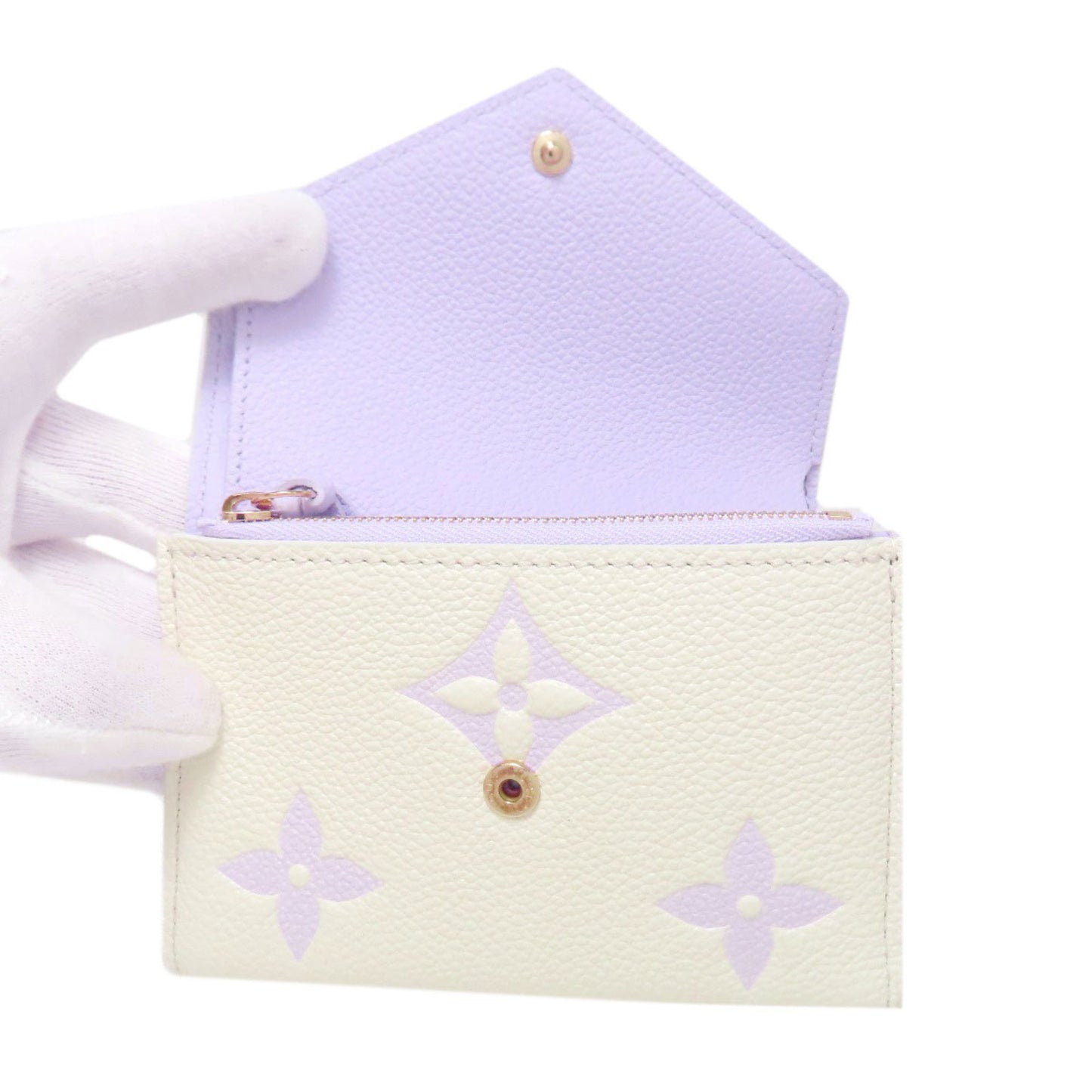 Louis Vuitton M82925 Portefeuille Victorine Bifold Wallet Empreinte