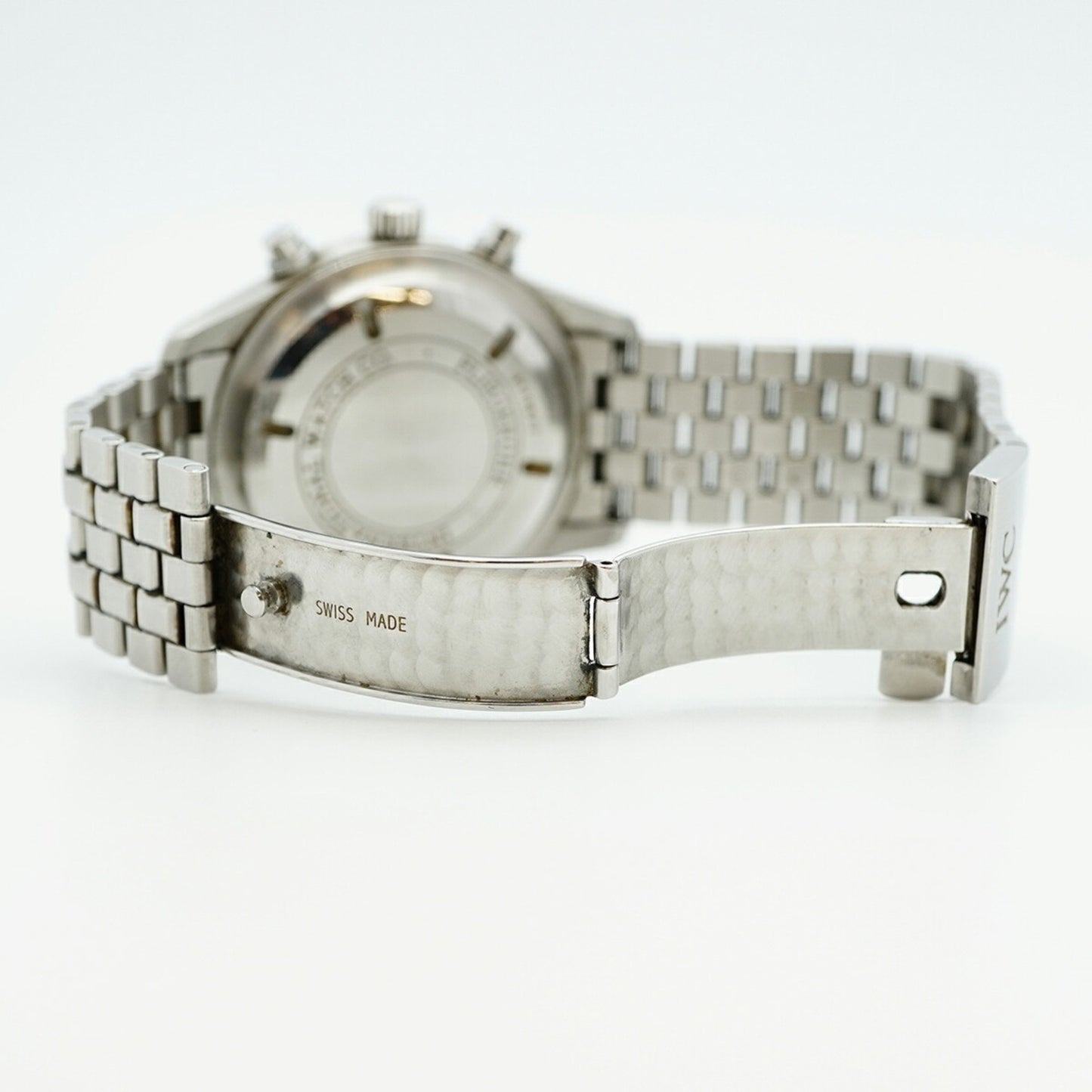 Iwc Schaffhausen Spitfire Iw371705 Silver Dial