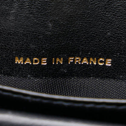 Chanel Coco Mark Long Wallet Black Caviar Skin