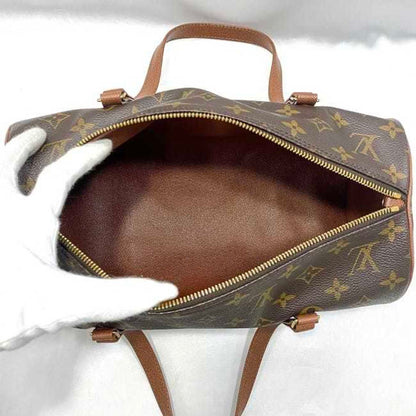 Louis Vuitton Handbag Papillon 30 Brown Monogram M51365 Boston Bag Canvas Leather No1929 Louis