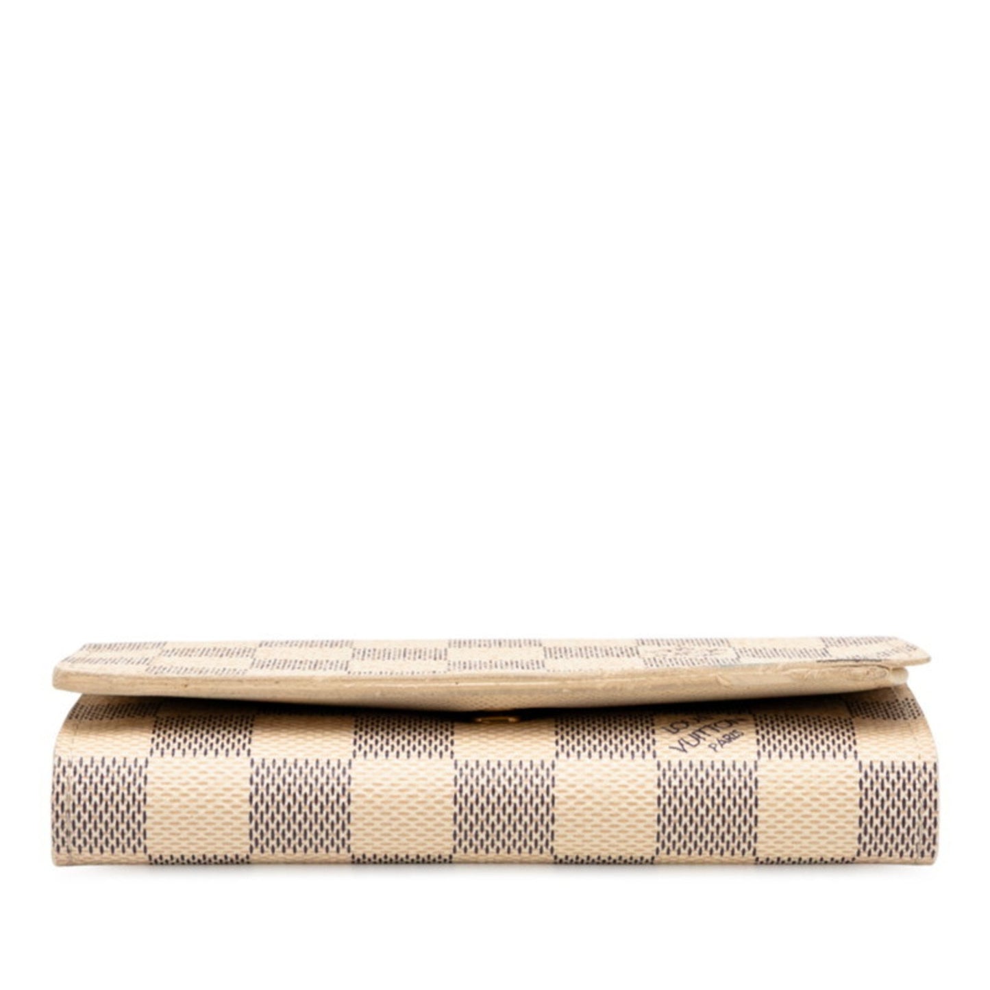 Louis Vuitton Damier Azur Portefeuille Tresor Bifold Wallet N61744 White