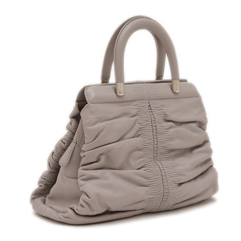 Christian Dior Dior Karenina Handbag Leather Grey