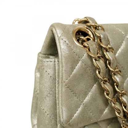 Chanel Mini Matelasse Shoulder Bag With Double Chain